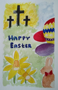 Lynne, A happy Easter to all, watercolour.jpg